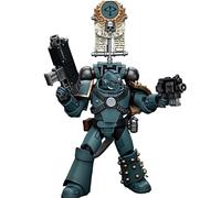 JOYTOY 1/18 Action Figure Warhammer 40k The Horus Heresy Sons of Horus MKIV Tactical Squad Legionario con Legione Vexilla 12 cm Modello Mobile Figurine Regali