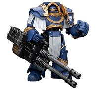 JOYTOY 1/18 Statuetta giocattolo Warhammer The Horus Heresy, Ultramarines Cataphractii Terminator Squad Terminator with Reaper Autocannon, 13cm Figura da collezione,15 anni e più