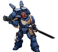 JOYTOY Action Figure Warhammer 40.000 Ultramarines Jump Pack Intercessori Sergente con pistola al plasma e spada elettrica, modello mobile da collezione 12,2 cm