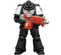 JOYTOY Black Templars Warhammer 40K 1/18 Action Figure Templari Neri Intercessore con Fucile Bullone, Pistola Bullone e Spada Catena 11,2 cm Modello da Collezione Regali di Compleanno Modello Serie