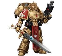 JOYTOY Blood Angels Sanguinary Guard 1 Warhammer 40K 1/18 Action Figure Blood Angels Sanguinary Guard 1 con pistola Inferno e lama Encarmine Modello da collezione 4,8 pollici Regali Pre-ordine a