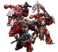JOYTOY Chaos Space Marines Crimson Slaughter Warhammer 40K 1/18 Action Figure Caos Space Marines Crimson Slaughter 3PCS Modello da collezione 12,2 cm