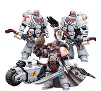 JOYTOY Cicatrici bianche Intercessore d'assalto Warhammer 40K 1/18 Action Figure Cicatrici bianche Intercessore d'assalto 4PCS Modello da collezione 11,2 cm Artefatti Regali di compleanno