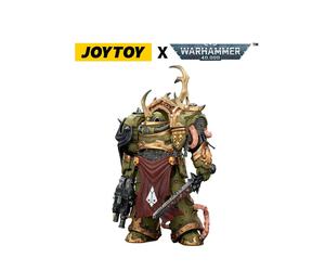 Joytoy - Death Guard - Blightlord Terminator 3 con Combi-bolter e Bubotic Blade