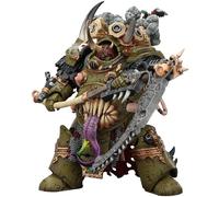 JOYTOY Death Guard Deathshroud Champion Warhammer 40K 1/18 Action Figure Death Guard Deathshroud Terminator Champion con Manreaper Guanti Purificatore della peste Modello da collezione 5,5 pollici