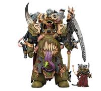 JOYTOY Death Guard Warhammer 40k 1/18 Action Figure Death Guard Deathshroud Terminator Champion, regalo da collezione, giocattolo per bambini dai 15 anni in su e adulti, 14 cm