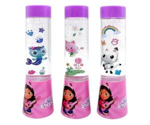 Joytoy Gabby's Dollhouse - Lampada LED glitterata per casa delle bambole, 4,5 x 4,5 x 15 cm