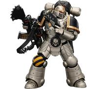 JOYTOY Iron Warriors Warhammer 40K 1/18 Action Figure Iron Warriors MkII Legionary 3 con Bolter e Bolt Pistola da 11,2 cm Artefatti modello da collezione