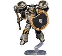 JOYTOY Iron Warriors Warhammer 40K 1/18 Action Figure Iron Warriors MkII Sergente d'assalto con pistola disintegratore, Power Maul e scudo da combattimento 11,2 cm Artefatti modello da collezione
