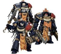 JOYTOY Night Lords Warhammer 40K 1/18 Action Figure Night Lords Contekar Terminator 3Set da collezione Modello Artefatti Display Base, Decorazione Desktop e Regalo