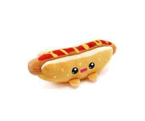 Joytoy - Peluche Yummis Wursty der Hot Dog 29 x 9 x 11 cm