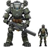 JOYTOY Serie APOC Storm Tempestus Warhammer 40K 1/18 Action Figure Serie APOC Tempestus Tempestus Fire Support Type Mecha e Pilota 2PCS Modello da collezione 16,53 pollici Regali di compleanno