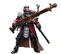 JOYTOY Skitarii Ranger con Transuranic Arquebus Warhammer 40K 1/18 Action Figure Adeptus Mechanicus Skitarii Ranger con Transuranic Arquebus Modello da collezione 10,6 cm Regali di compleanno da