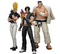 JOYTOY SNK 1/18 Action Figure KOF 98UM Hero Team Kyo Kusanagi Goro Daimon Benimaru Nikaido Set di 3 figure da collezione, giocattoli per bambini dai 15 anni in su e adulti pre-ordine