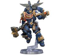 JOYTOY Ultramarines Warhammer 40K 1/18 Action Figure Game Edition Ultramarines Assault Intercessor con Jump Pack, Thunderhammer e Neo-volkite Pistola 12,4 cm Modello da collezione Warhammer Miniature