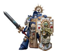 JOYTOY Warhammer 40.000 - Action Figure Ultramarines Primaris Captain con scudo reliquia e spada potente, 12,6 cm, kit da collezione