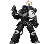 JOYTOY Warhammer 40 K Space Marine 2, Game Edition Black Templars Heavy Intercessor with Heavy Bolt Rifle and Bolt Pistol 1/18 Action Figure, Colleziona e Mostra Modello