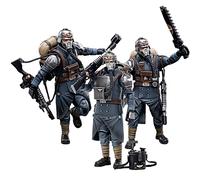 JOYTOY Warhammer 40k 1/18 Action Figure Astra Militarum Death Korps of Krieg Veteran Squad Sergente, Guardsman, Demolitions Specialist 4" Regali da collezione, giocattoli per bambini dai 15 anni in su