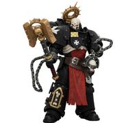 JOYTOY Warhammer 40K 1/18 Action Figure Black Templars Execrator 2 con Crozius Arcanum e Absolvor Bolt Pistola 12,2 cm Artefatti Display Base, Decorazione Desktop e Regalo
