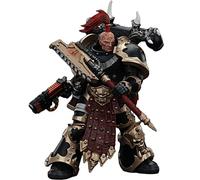 JOYTOY Warhammer 40k 1/18 Action Figure Chaos Space Marines Black Legion Scelto con pistola al plasma e ascia elettrica, regali da collezione, giocattoli per bambini dai 15 anni in su e adulti 12,6 cm