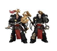 JOYTOY Warhammer 40K 1/18 Action Figure Esecratore Templari Neri Set di 2