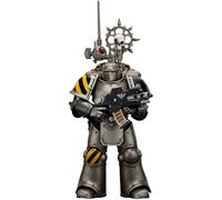 JOYTOY Warhammer 40K 1/18 Action Figure Iron Warriors MKlIl Legionario Tattico con Nuncio-vox Modello da Collezione 12,2 cm Modello da Collezione Regali di Compleanno Serie Warhammer