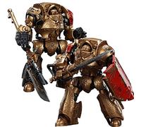 JOYTOY Warhammer 40k 1/18 Action Figure Legio Custodes Contemptor Dreadnought Set di 2 figure da collezione, giocattoli per bambini dai 15 anni in su e adulti 25 cm