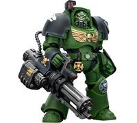 JOYTOY Warhammer 40K 1/18 Action Figure Salamandre Terminator 3 con pugno di potenza e cannone d'assalto 14 cm modello da collezione Regali di compleanno Modello serie Warhammer