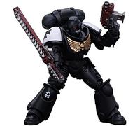 JOYTOY Warhammer 40k 1/18 Action Figure Space Marines Templari Neri Outriders Brother Valtus Regali da collezione, giocattoli per bambini dai 15 anni in su e adulti 13,6 cm