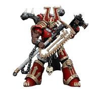 JOYTOY Warhammer 40k 1/18 Action Figure World Eaters Khorne Berzerker con Eviscerator Chainaxe 12,6 cm Regali da collezione, giocattoli per bambini dai 15 anni in su e adulti