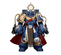 JOYTOY Warhammer 40K 5" 1/18 Action Figure SpaceMarine Ultramarines Marneus Calgar, Capitolo Maestro con MKX Gravis Armour e Guanti d'Ultramar