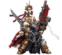 JOYTOY Warhammer 40k Black Templars High Marshal Helbrecht Miniatura | Scala 1/18, 12,60 cm, regali da collezione, giocattoli per bambini dai 15 anni in su e adulti