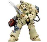 JOYTOY Warhammer 40K Dark Angels Deathwing Terminator 1 con Spada del Potere e Fucile Tempesta 1/18 Figura d'Azione, Modello da Collezione e da Esposizione'