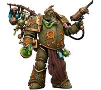 JOYTOY Warhammer 40k Death Guard Biologus Putrifier con pistola iniettore e granate Hyper Blight 1/18 Action Figure Colleziona ed Esponi Modello