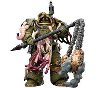 JOYTOY Warhammer 40k Death Guard Blightlord Terminator 2 con flagello della corruzione 1:18 Action Figure