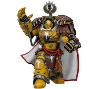 JOYTOY Warhammer 40k Imperial Fists Lord Castellan Evander Garrius, il tiranno di Cthonia con il subjugatore e inceneratus 1/18 Action Figure