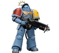 JOYTOY Warhammer 40k Space Marine 2, Game Edition Space Wolves Intercessore pesante con fucile pesante bullone e pistola Bolt 1/18 Action Figure Colleziona e Mostra Modello