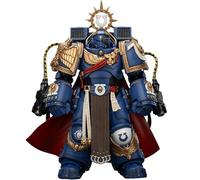 JOYTOY Warhammer 40k Space Marine 2, Ultramarines Marneus Calgar, Capitolo Master con MKX Gravis Armour e Guanti di Ultramar 1/18 Action Figure Colleziona ed Esponi Modello
