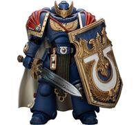 JOYTOY Warhammer 40k Space Marine 2, Ultramarines Victrix Honour Guard con Scudo Tempesta e Spada del Potere 1/18 Figura d'Azione da Collezione e Modello da Esposizione