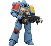 JOYTOY Warhammer 40k Space Wolves Intercessor con Fucile a Bulloni, Pistola a Bulloni e Spada a Catene 1/18 Figura d'Azione da Collezione e Modello da Esposizione