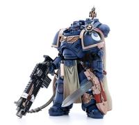 JOYTOY Warhammer 40k Ultramarines Captain con fucile pesante realizzato a mano 1:18 Action Figure da raccogliere ed esporre modello