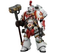 JOYTOY Warhammer 40k White Scars 1/18 Action Figure Game Edition White Scars Assault Intercessor Champion con Thunder Hammer e Bolt Pistola Regali da collezione, Giocattoli per bambini dai 15 anni in