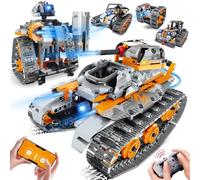 JOYTREKY Robot Telecomandati per Bambini 5 6 7 8 9 10 11 12+ Anni Maschio, 5 in 1 Technik RC Set App Giocattolo Di Costruzione Telecomandato Robot Robot Giocattolo da Costruzione App Con