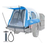 JOYTUTUS Tenda gonfiabile da letto per camion con tenda, include pompa ad aria per una rapida installazione in 1 minuto, tenda da pick-up a doppio uso o tenda da campeggio per 2 persone, tenda da