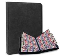 JOYUE Album Carte Raccoglitore Album Collezione Carte, Raccoglitore Carte Grande Album Carte Collezionabili 9 Tasche 30 Pagine Contenere 540 Carte, Album Porta Carte per Regalo Collezionisti (Nero)