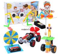 JOYVOVO Esperimenti Scientifici, STEM Kit da Costruzione, Kit Scolastico Iniziazione Circuiti Elettrici, Kit Esperimenti Fisica, Sperimentale Progetti Scientifici L’apprendimento Elettricità di Base