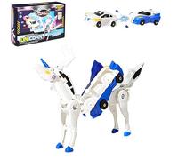 JOYVOVO Unicorno Robot Giocattolo, Giocattoli Trasformatori Combinati per Auto, 2 in 1 Robot Giocattolo, Regali Compleanno per Ragazzo Ragazza, Trasformazione Auto Giochi Bambini 3 4 5 6 7 8 9 10 anni
