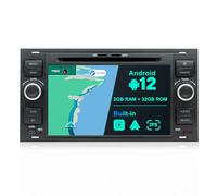JOYX Android 10 Autoradio Per Ford C-Max/Connect/Fiesta/Focus/Fusion/Galaxy/Kuga/S-Max/Transit/Mondeo - 2G/32G - Gratuita Camera Microfono Canbus - 2 Din - 7 Pollici - 4G WiFi DAB BT5.0 SWC Carplay