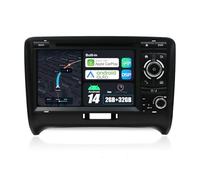 JOYX Android 10 Doppio DIN Autoradio per AUDI TT (2006-2011) - Telecamera Posteriore & Canbus Gratuiti - 7 Pollici - [2G/32G] - Supporto DAB+ 4G WLAN Bluetooth5.0 MirrorLink Carplay Android Auto