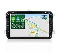 JOYX Android 12 Autoradio Compatibile con VW Skoda/POLO/PASSAT / B6 / CC/GOLF/Fabia - GRATUITI Telecamera Canbus - 2G/32G - 8 Pollici 2 Din - Supporto DAB WLAN BT Carplay 4G Mirrorlink Volante